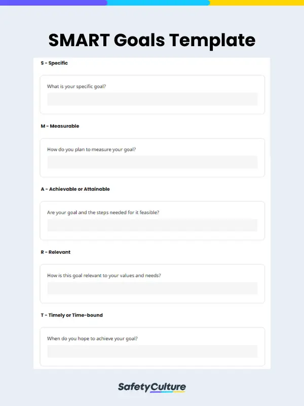 SMART Goals Template