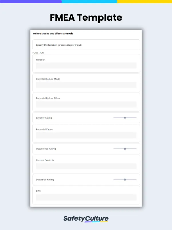 FMEA Template