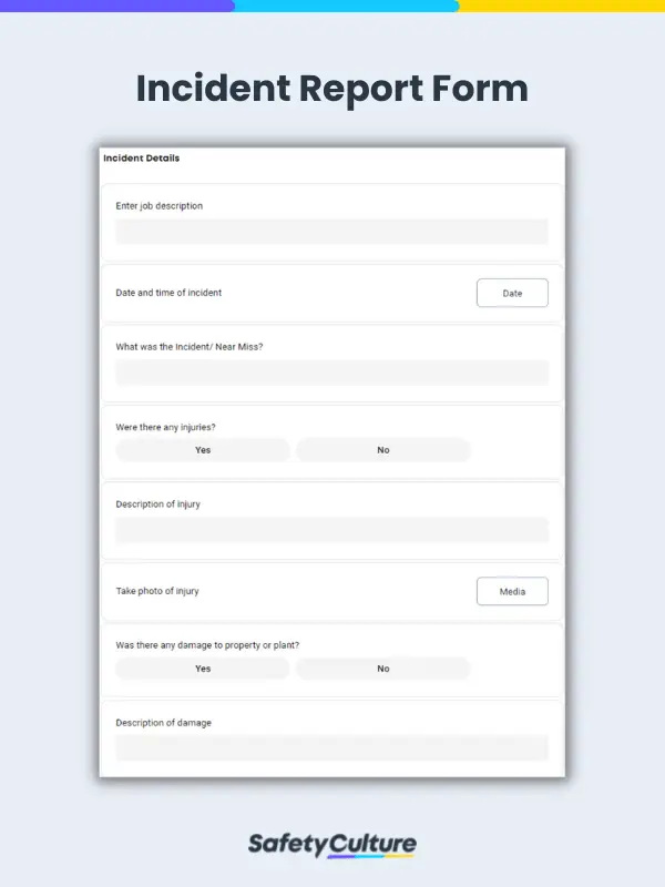 incident report form