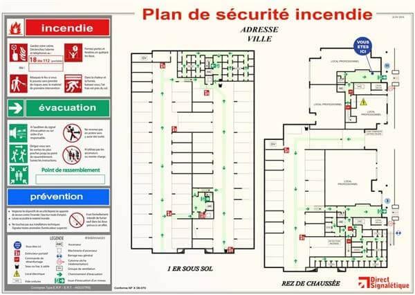 Exemple de plan de sécurité incendie