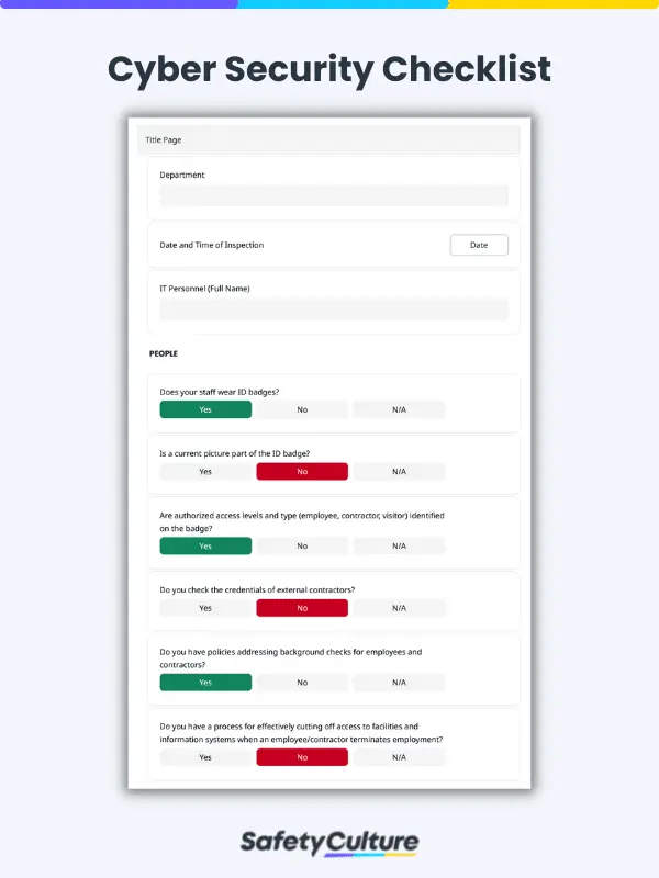 Cyber Security Checklist