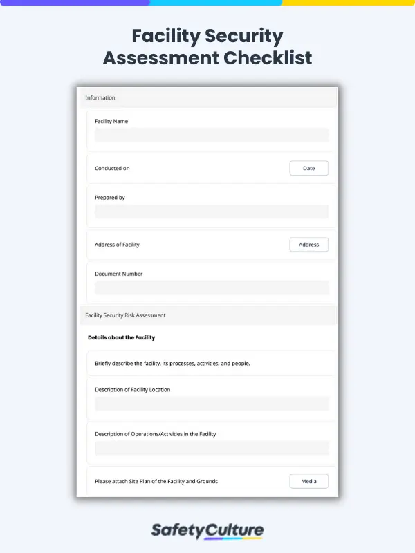 Facility Security Assessment Checklist