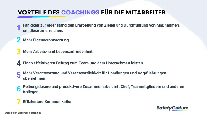 Vorteile des Mitarbeitercoaching: Begleitung am Arbeitsplatz