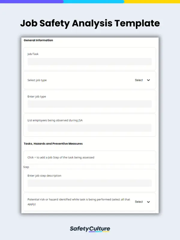 Job Safety Analysis Template