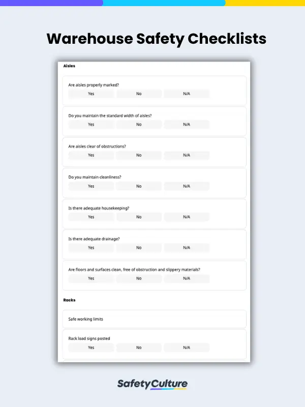 Warehouse Safety Checklist