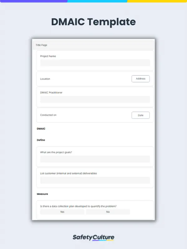 DMAIC Template