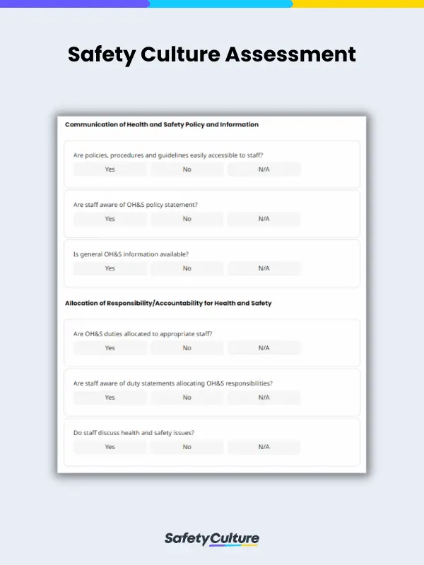 Safety Culture Assessment