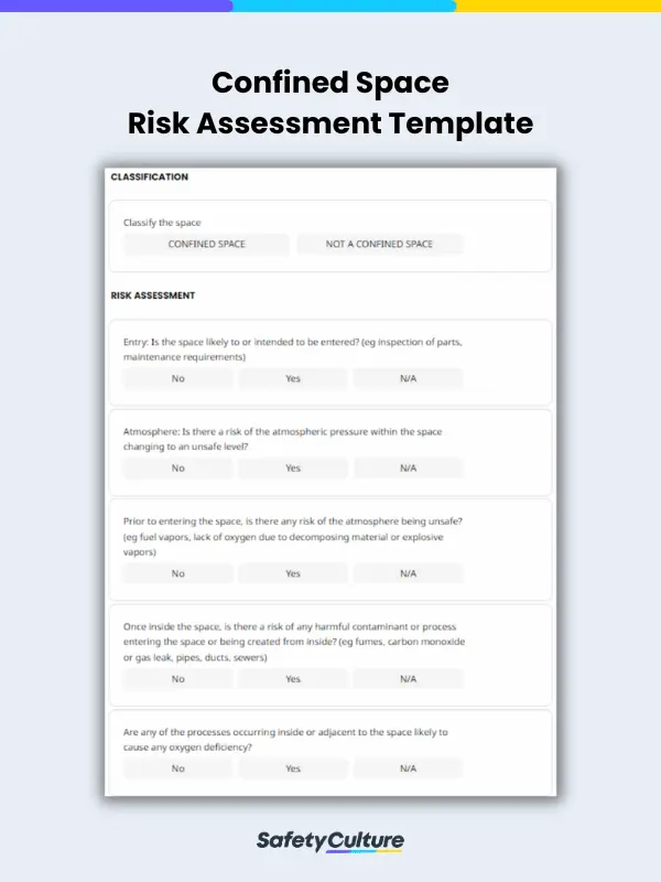 confined space risk assessment