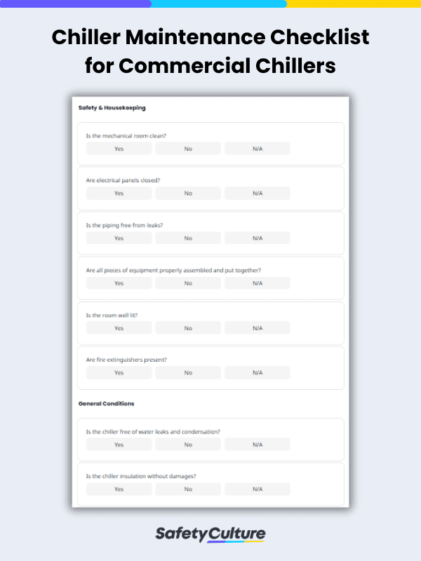 Chiller Maintenance Checklist for Commercial Chillers