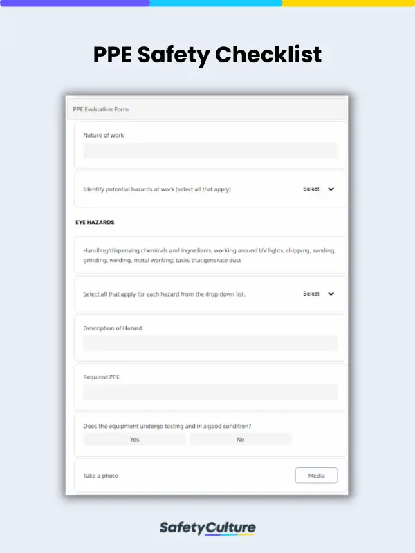 PPE Inspection Checklist