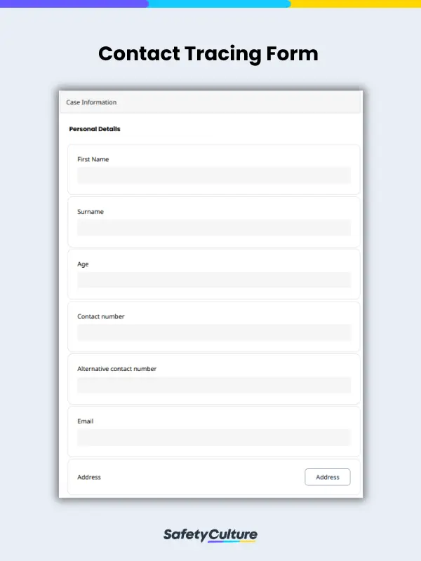 Contact Tracing Form