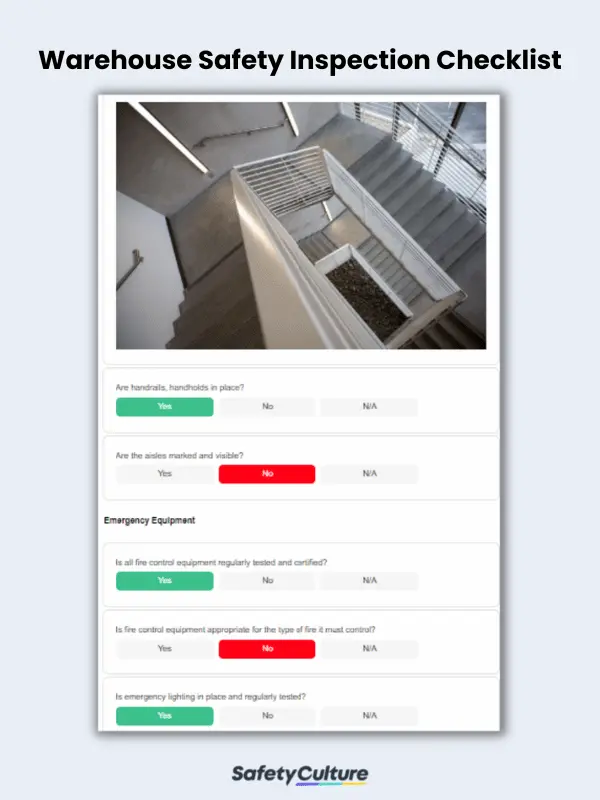 Warehouse Safety Inspection Checklist