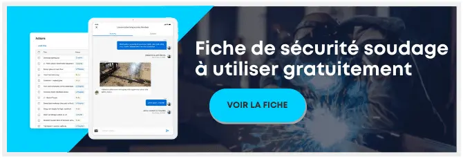 liste de vérification de la sécurité en soudage