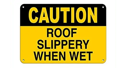 roof safety sign caution example from iauditor by safety culture