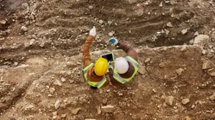 Mining Inspections Featured Image||two miners overlooking mine site|Critical Control Daily Audit||Quarry Mining Inspection Checklist Sample Report