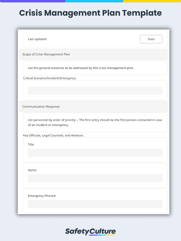 Crisis Management Plan