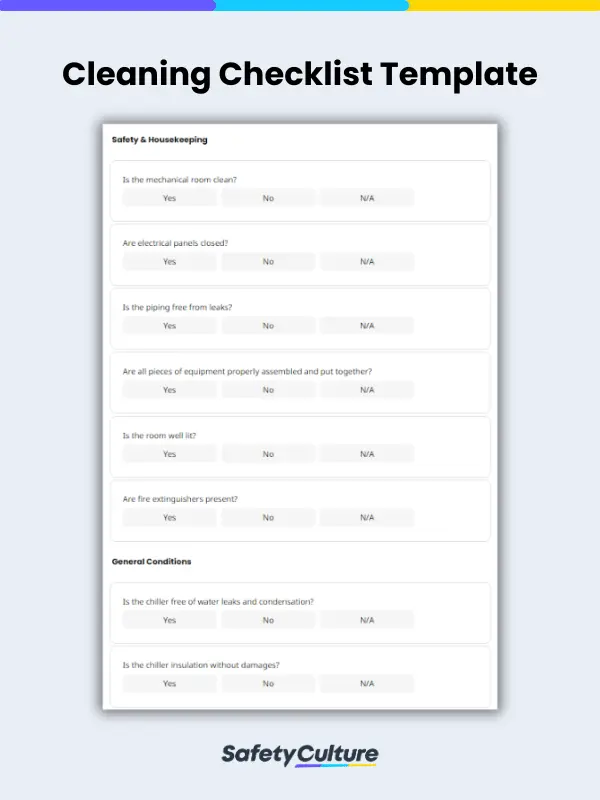 Cleaning Checklist Template