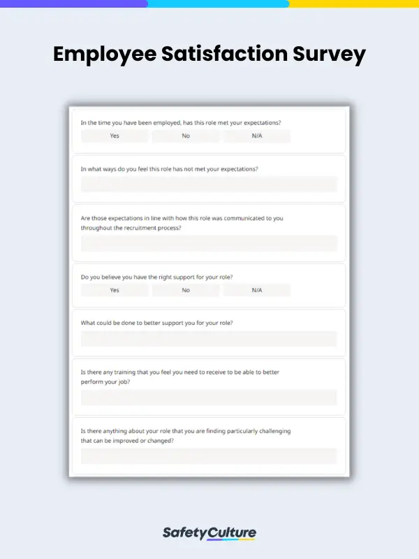 Employee Satisfaction Survey