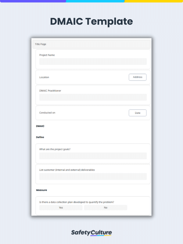 DMAIC Template