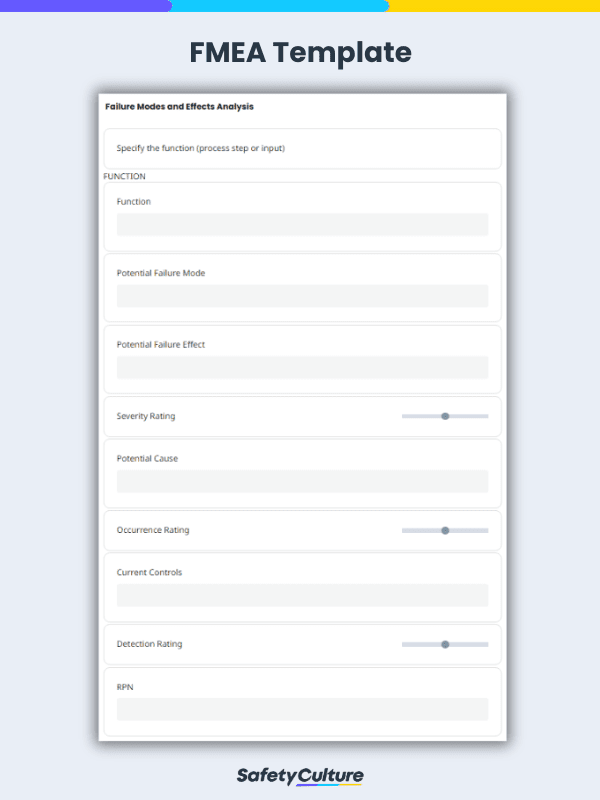 FMEA Template